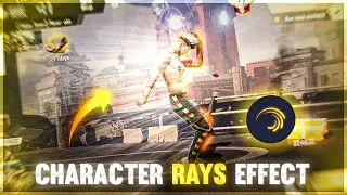 How To Add Character Rays Effect In Alight Motion | Character Rays Effect Free Fire | Rays Effect 🔥