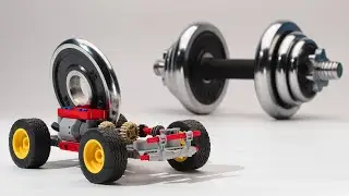 Strongest Lego Technic Vehicle - Gym Workout - Making and Testing #lego #moc #experiment