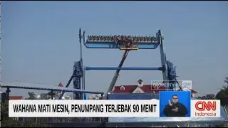 Wahana Mati Mesin, Penumpang Terjebak 90 Menit