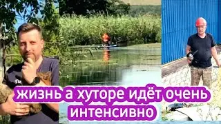 Муж на стройке, сын на сапе, я на огороде. Растюхи прут дуром от комбикорма, приготовила десерт