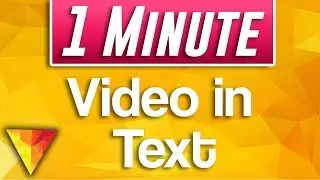 Hitfilm Express : How to Put Video in Text