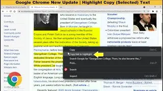 Google Chrome New Update Copy Link (Text) to Highlight | Here How to Enable & Use It on Windows