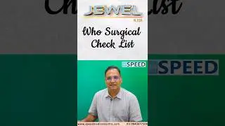 WHO Surgical Checklist, by Dr.K.Vinayak Senthil., #neetpg #neetss #iniss #inicet #shorts #doctor