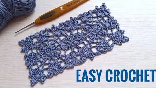 Красивый КВАДРАТНЫЙ МОТИВ вязание крючком мастер-класс How to Crochet for Beginners