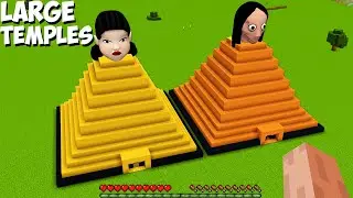 Realistic LARGE DOLL PYRAMIDE vs MOMO PYRAMIDE in Minecraft - Gameplay Animation