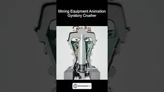 Mining Equipment 3D Animation: Gyratory Crusher in Action