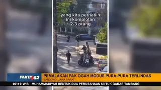 Pak Ogah Memalak Modus Pura Pura Terlindas Di Bandung, Jawa Barat - Fakta +62