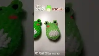 Mini rainbow loom frogs 🐸  (full tutorial on my channel) (get one at cutecreationsbyS on Etsy)