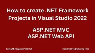 Visual Studio 2022 | .NET Framework Projects | Easy Solution 🔥🔥  #visualstudio #visualstudio2022