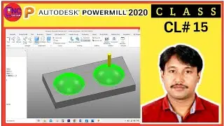 #15 HOW TO CREATE 3D OFFSET FINISHING | Powermill 2020 | Autodesk Powermill 2020 |