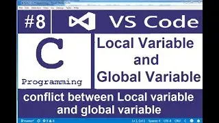 local variable and global variable | conflict between local variable and global variable