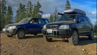 Lifted vs Stock Honda CRV. Height comparison of my off-road Rd1 CRV.