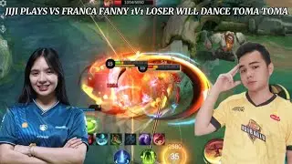 FANNY VS FANNY WITH JIJI PLAYS! (LOSER WILL DANCE TOMA TOMA) | MLBB