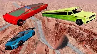 САМЫЙ ДЛИННЫЙ ГЕЛИК В МИРЕ ПРОТИВ САМОЙ ДЛИННОЙ ТЕСЛЫ. Гоша и Чич. BeamNG.Drive.