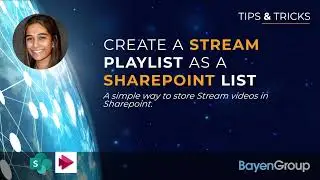 Stream Playlists in SharePoint Lists