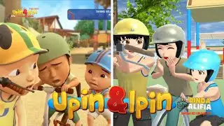 Tiru Aksi Upin Ipin Basikal Kawanku Ijat Takut Naik Sepeda | Upin & Ipin Terbaru 2024