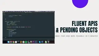 Fluent APIs and Pending Objects - Laravel