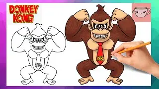 How To Draw Donkey Kong | Easy Drawing Tutorial