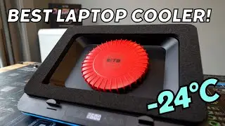 BEST Laptop Cooling Pad of 2024! IETS GT600 Review