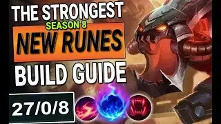 STRONGEST NEW RUNES BUILD GUIDE | CHOGATH TOP | WHAT IS THIS DAMAGE? | SEASON 8 League of Legends