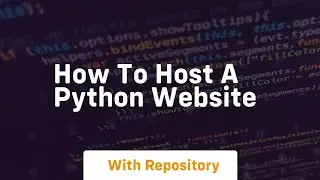 how to host a python website