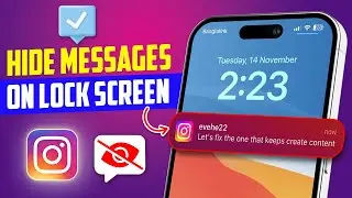 How to Hide Instagram Messages on iPhone Lock Screen | Stop Showing Instagram Messages