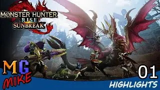 Monster Hunter Sunbreak (part 1) // Highlight Montage # 012