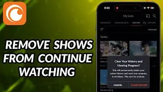 How To Remove Shows From Continue Watching On Crunchyroll