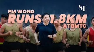 PM Wong runs 1.8km with recruits during BMTC visit