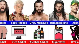 Secret Addictions of WWE Wrestlers