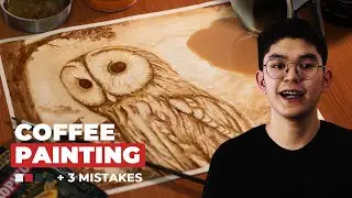 3 MISTAKES to CONSIDER in COFFEE PAINTING