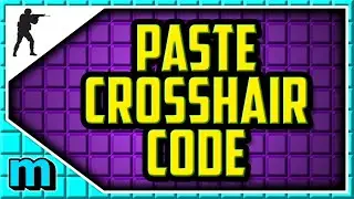 How To Copy Paste CSGO Crosshair Code In 2022 (EASY) - How To Use And Apply CSGO Crosshair Code