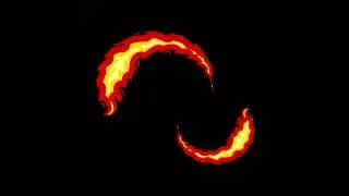 Cartoon Fire Element 2 - Royalty Free Overlays and Green Screen Effects