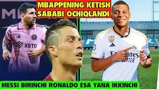 MBAPPENING KETISH SABABI MALUM, MESSI BIRINCHI RONALDO ESA IKKINCHI BO'LDI