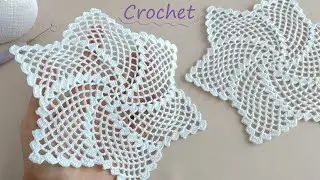 Очаровательная САЛФЕТКА крючком🧶Простое и легкое ВЯЗАНИЕ КРЮЧКОМ🧶Easy Crochet motifs pattern