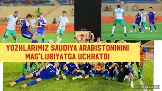 O’zbekiston U19 vs Saudiya Arabistoni U19 Ajoyib G’alaba. Osiyo Kubogi U20 Saralash Bosqichi.