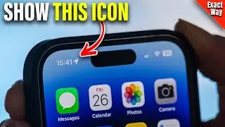 How To Show Location Services Icon In Status Bar On iPhone (2024)