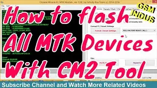 How to Flash All MTK Devices | Qmobile Software | How To Flash Q Mobil MTK Devices With cm2 tool