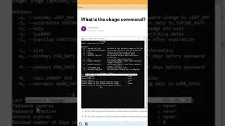 Linux chage command #linux #chage