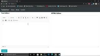 Html Generator using django || Text to Html Converter