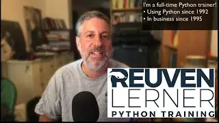 Reuven Lerner, Python Training: PyCon APAC 2022 virtual booth