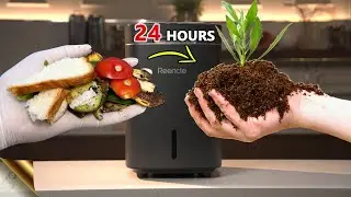 FASTEST METHOD OF COMPOSTING FOOD WASTE INTO RICH FERTILIZER | REENCLE ELECTRIC COMPOSTER