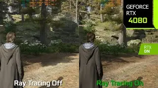 Hogwarts Legacy Ray Tracing On vs Off - Graphics/Performance Comparison | RTX 4080 4K DLSS 2.5