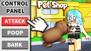 I used Roblox ADMIN to make a PET STORE... and I controlled the pets