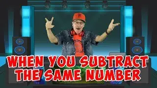 When You Subtract the Same Number | Math Song for Kids | Jack Hartmann