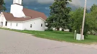 Very severe thunderstorms bemidji MN shevlin MN and bagely MN funnel cloud rotating right above my h