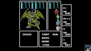 Final Fantasy (NES) Playthrough Pt 16 - Final Dungeon Chaos Fight