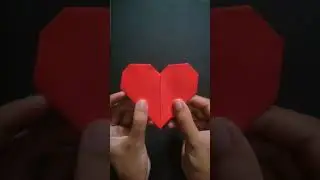 Let's try it | DIY how to make origami paper heart