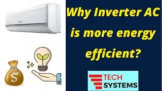 Why inverter AC is more energy efficient? #shorts