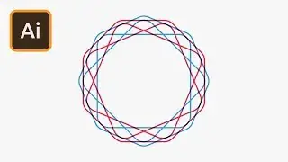 Create a Spirograph Style Pattern in Illustrator